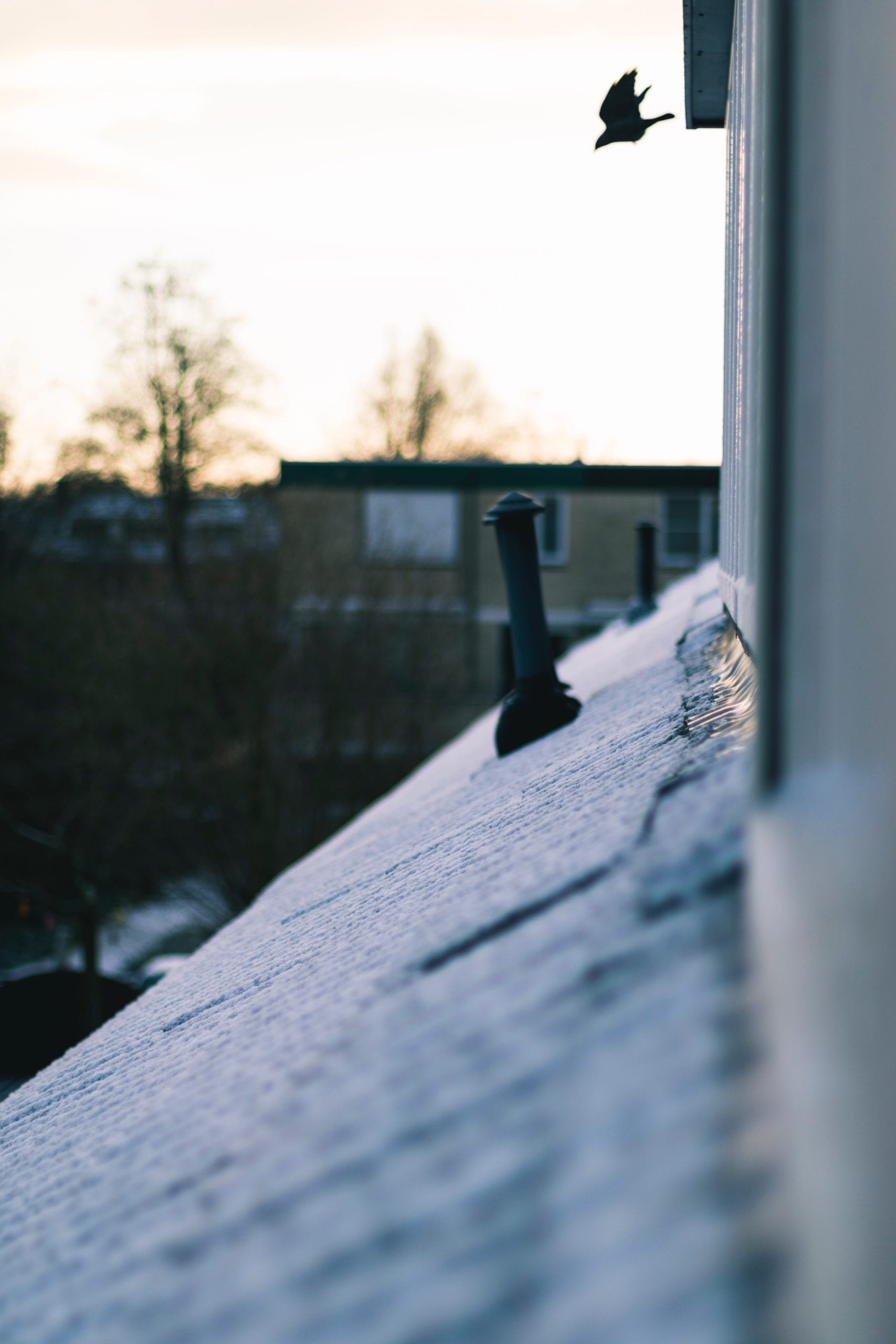 Snow Melting Off Roof Quickly? Your Home is Losing Heat. Home Energy Hero